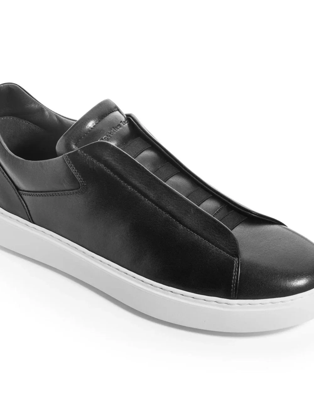 To Boot Campion Black Calf Leather Elastic Slip-On Sneaker men’s size 10